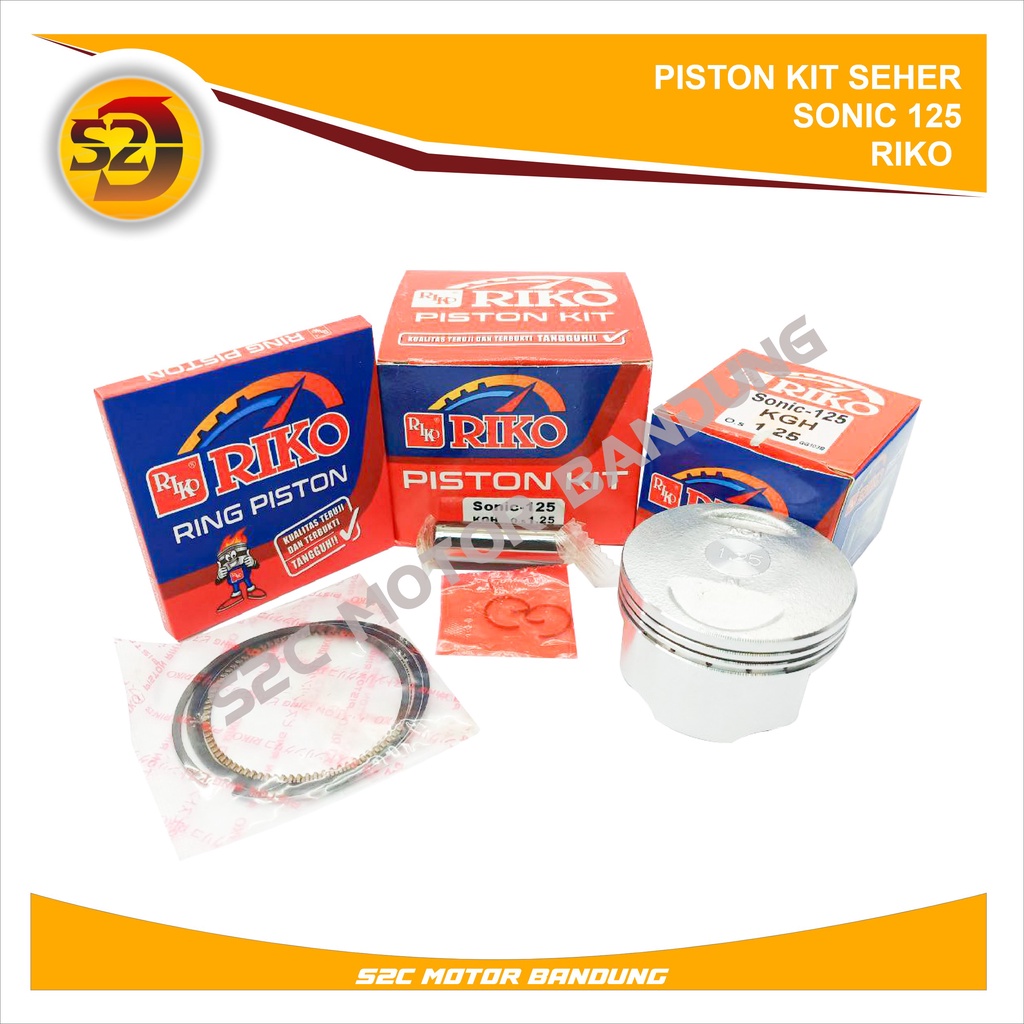 Jual PISTON KIT SONIC 125 CS1 CS 1 PIN 13 RIKO Shopee Indonesia