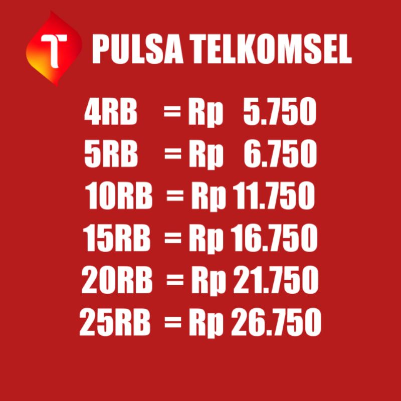 Jual Isi Ulang Pulsa Telkomsel Reguler Menambah Masa Aktif Shopee