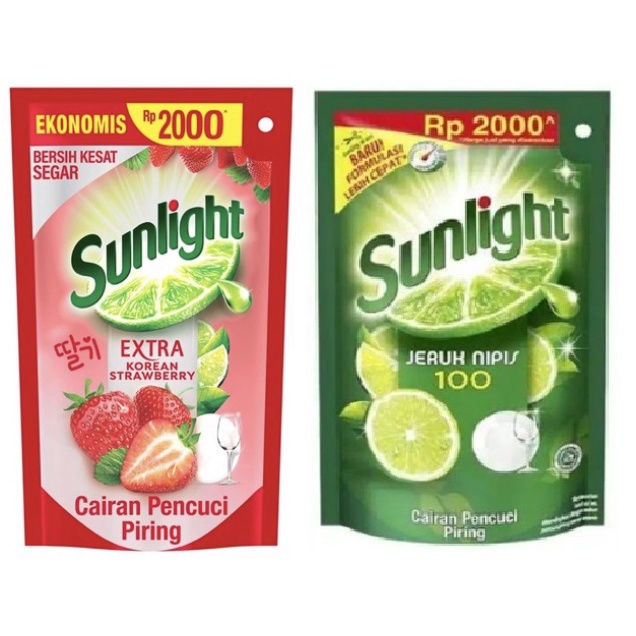 Jual Sunlight Jeruk Nipis Korean Strawberry Habbatussauda Cairan