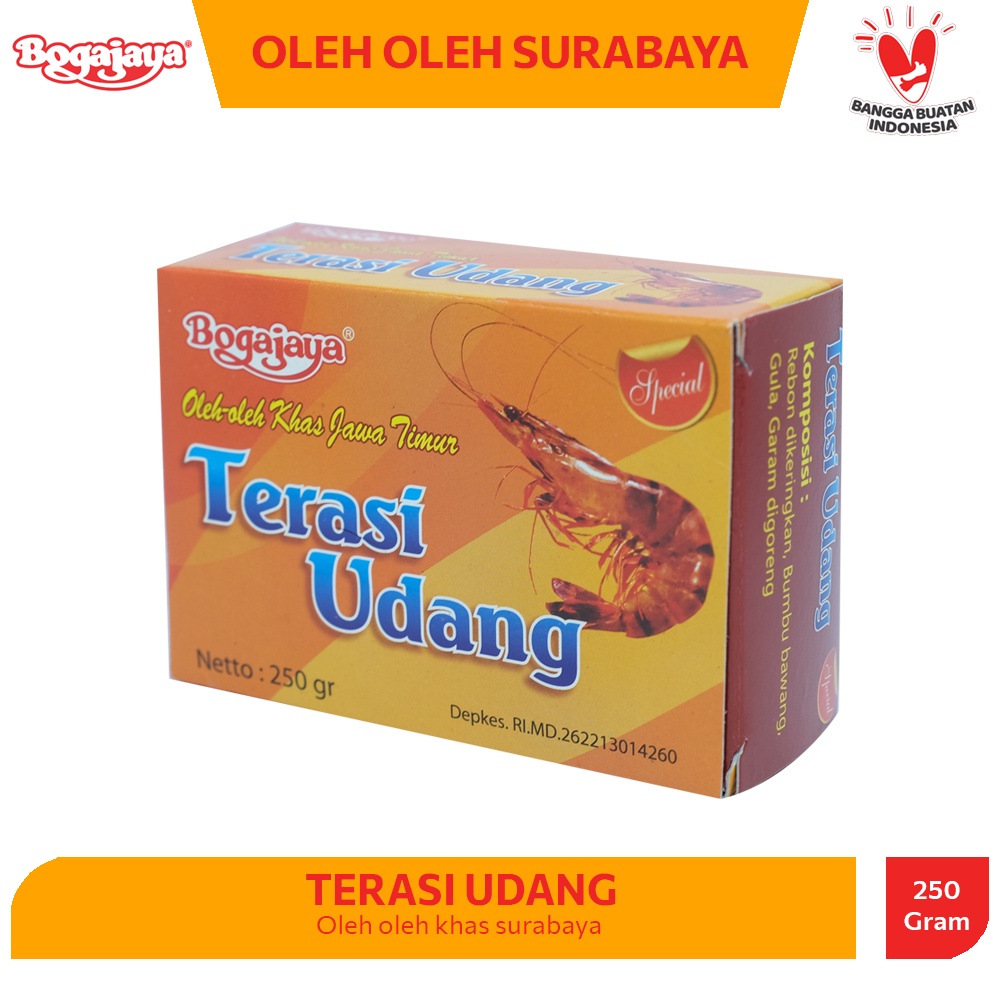 Jual Terasi Udang Spesial Oleh Oleh Khas Surabaya Bogajaya Gram