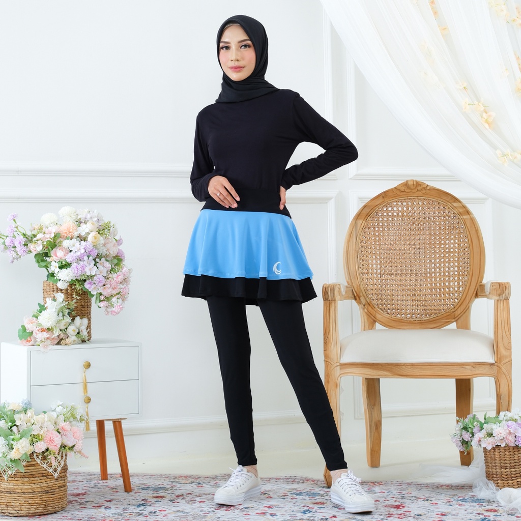 Jual Legging Rok Celana Olahraga Wanita Muslim Baju Senam Wanita Muslim