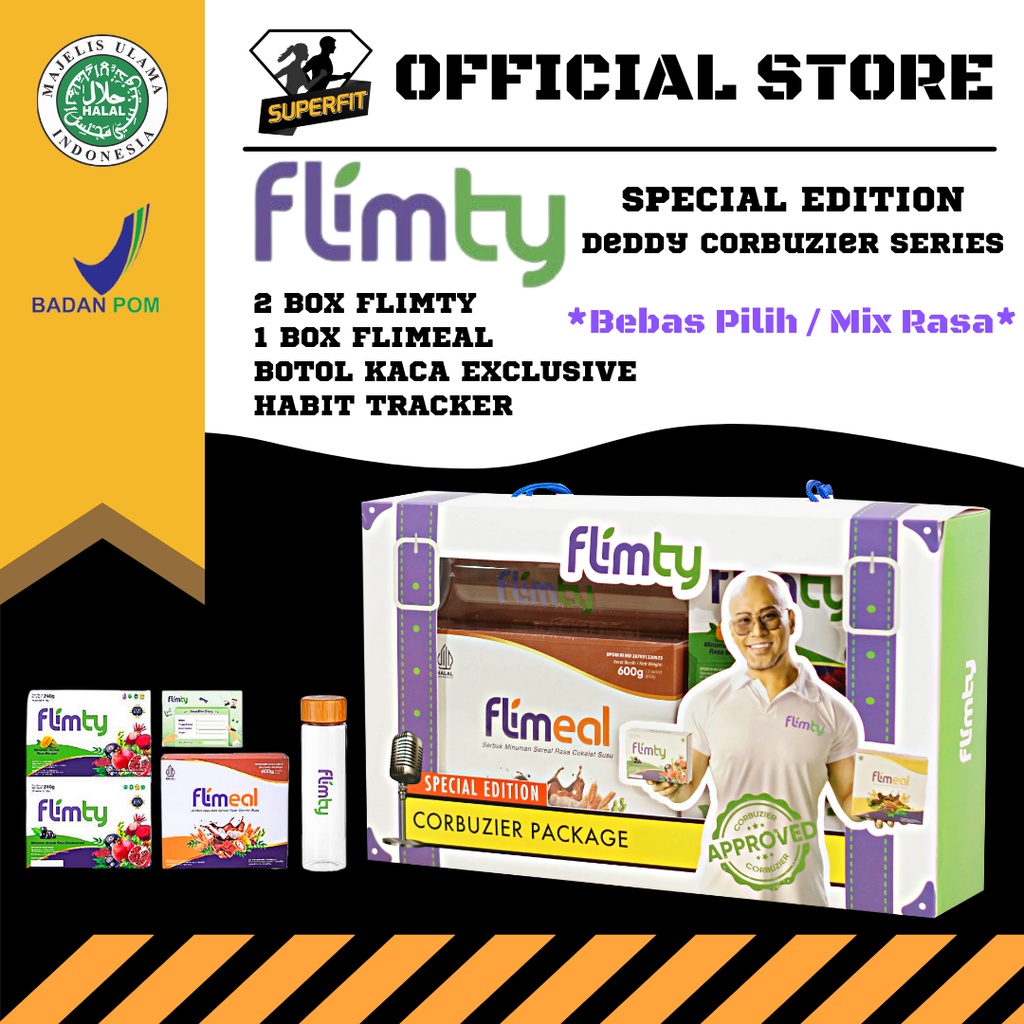 Jual Promo Paket Flimty Fiber Flimeal Deddy Corbuzier Dc Series