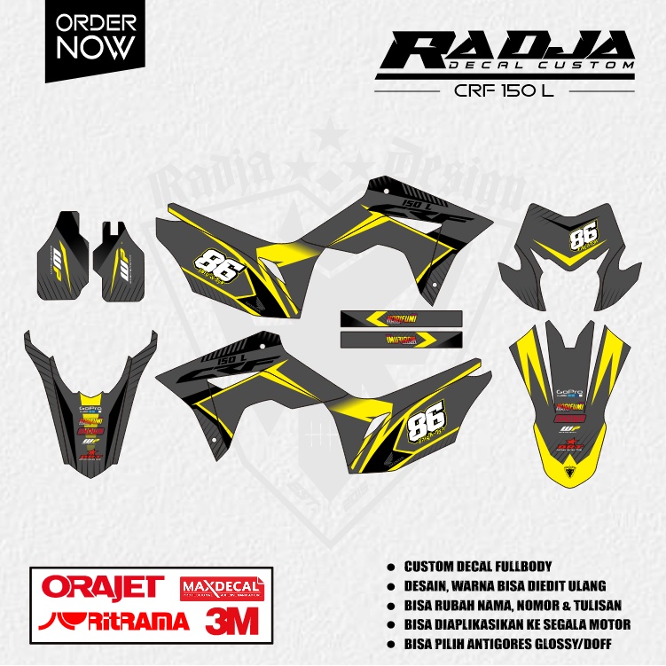 Jual Decal Crf L Fullbody Dekal Stiker