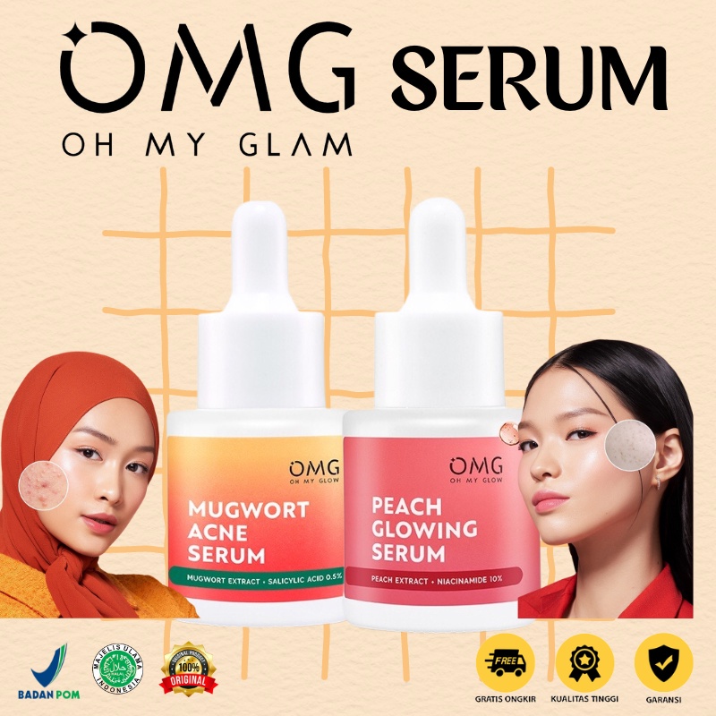 Jual OMG Oh My Glow Face Serum 20ml Shopee Indonesia