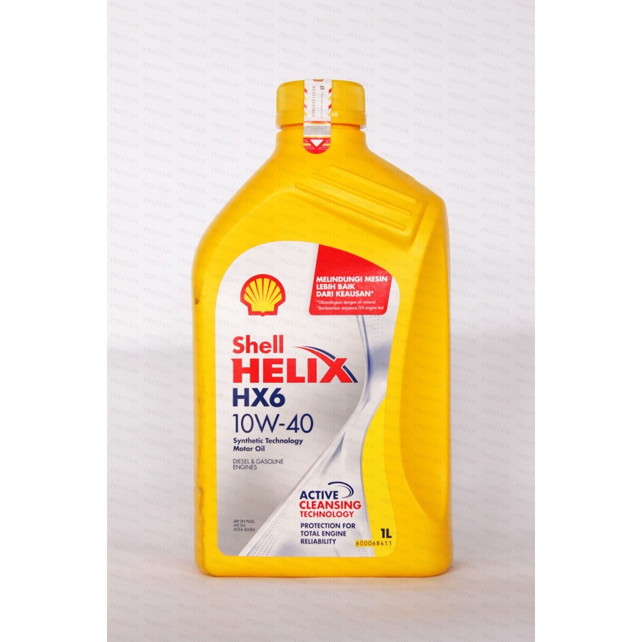 Jual Shell Helix HX6 10W 40 1 Botol 1 Liter Shopee Indonesia