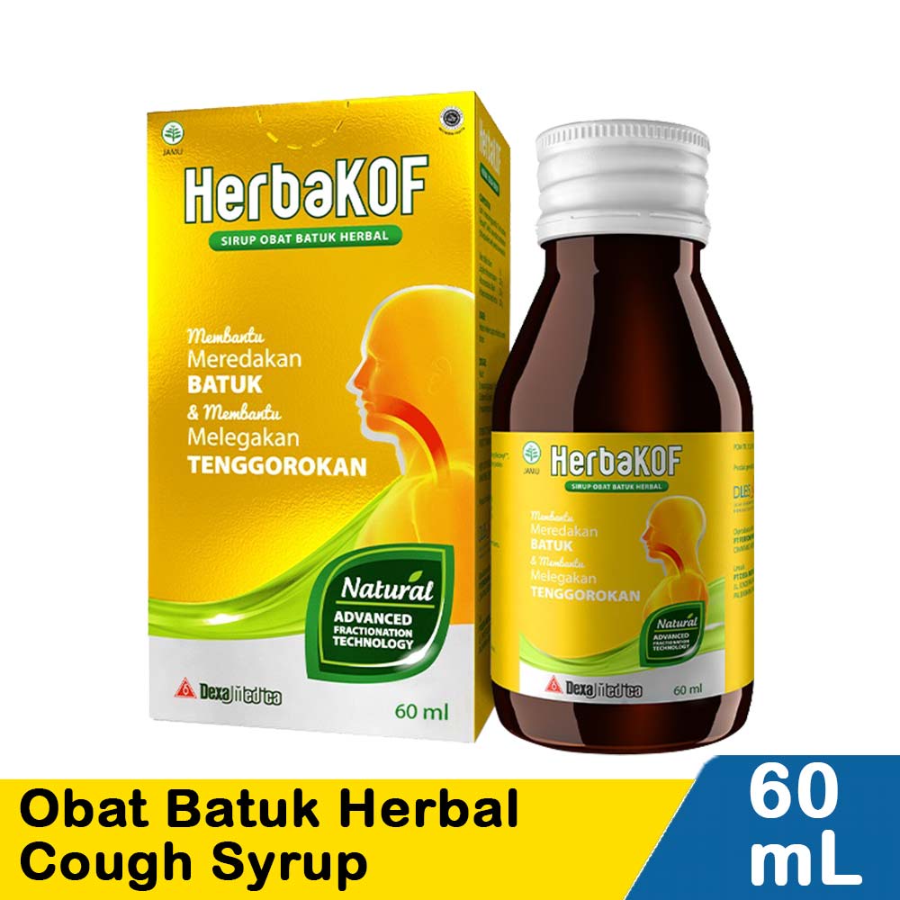 Jual Herbakof Ml Meredakan Batuk Berdahak Shopee Indonesia