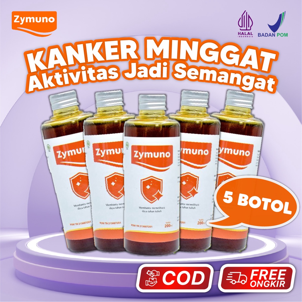 Jual Zymuno Original 5 Botol Vitamin Herbal Tingkatkan Daya Tahan Tubuh