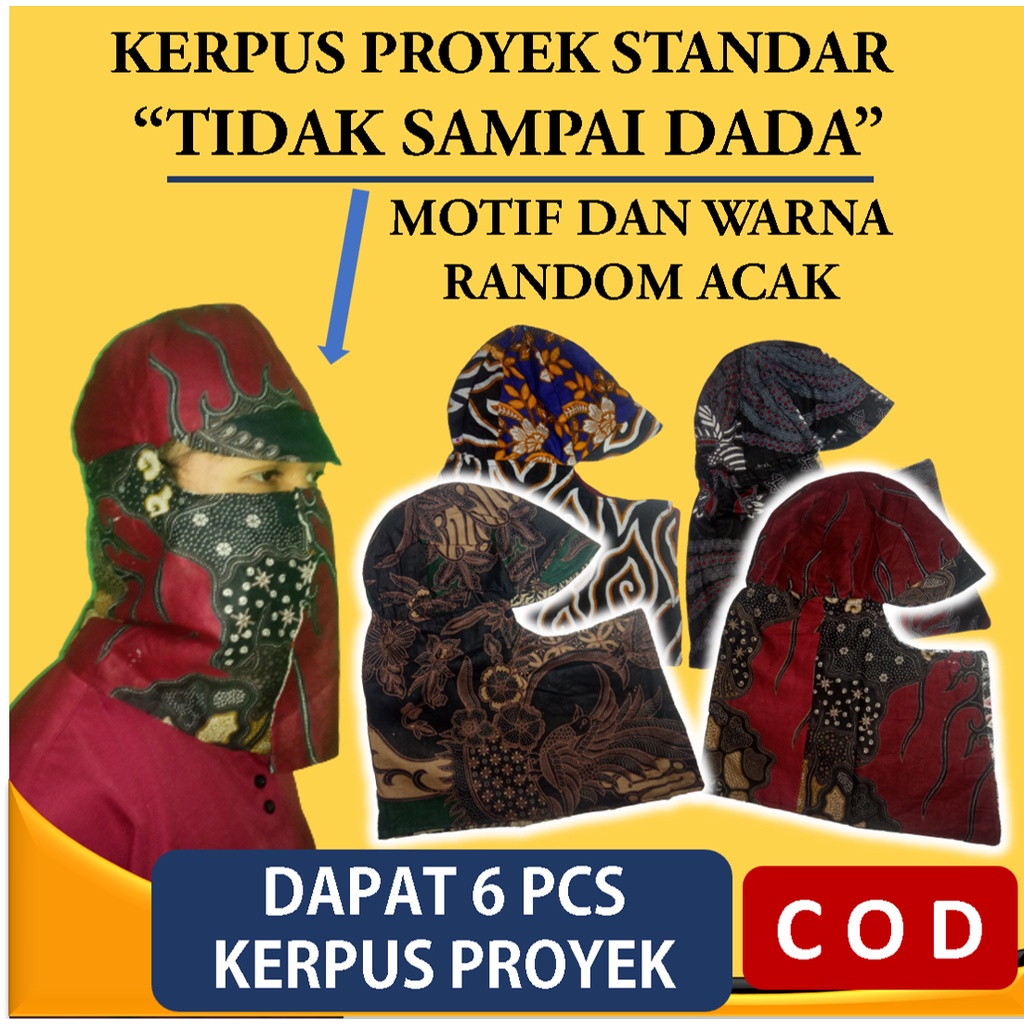 Jual Topi Masker Jepang TYPE STANDAR Proyek Las SEBO Mancing Motif