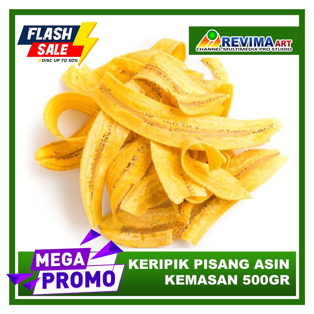 Jual Keripik Pisang Asin Snack Makanan Ringan Kemasan Gr Shopee