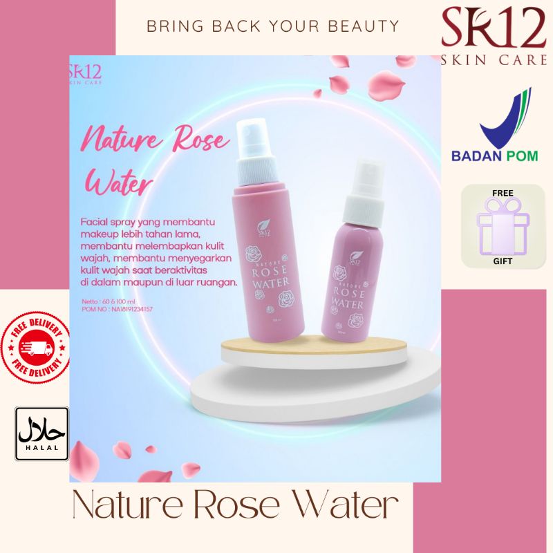 Jual NATURE ROSE WATER SR12 ROSE WATER SR12 FACE MIST FACE SPRAY