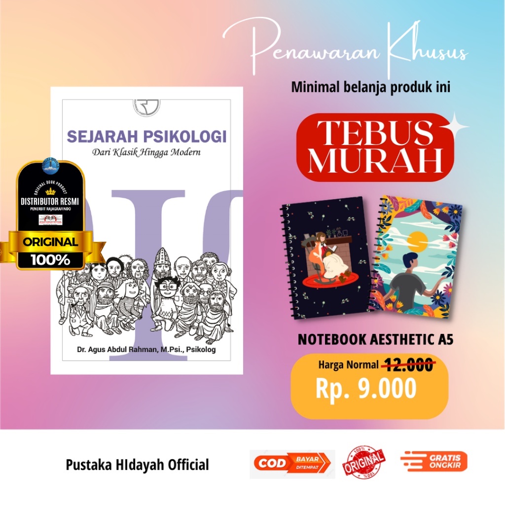 Jual Buku Sejarah Psikologi Dari Klasik Hingga Modern Dr Agus Abdul