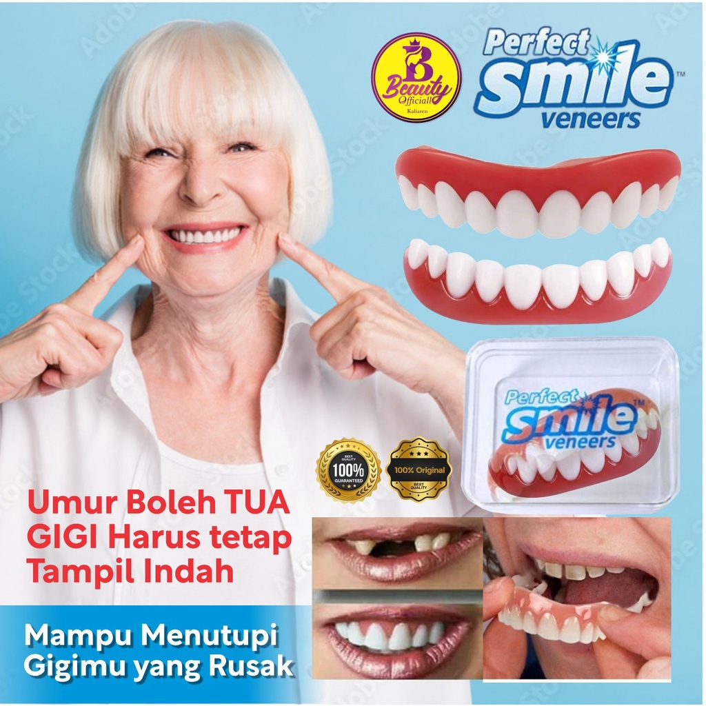 Jual Gigi Ompong Gigi Palsu Smile Veeners Pengganti Gigi Perfect