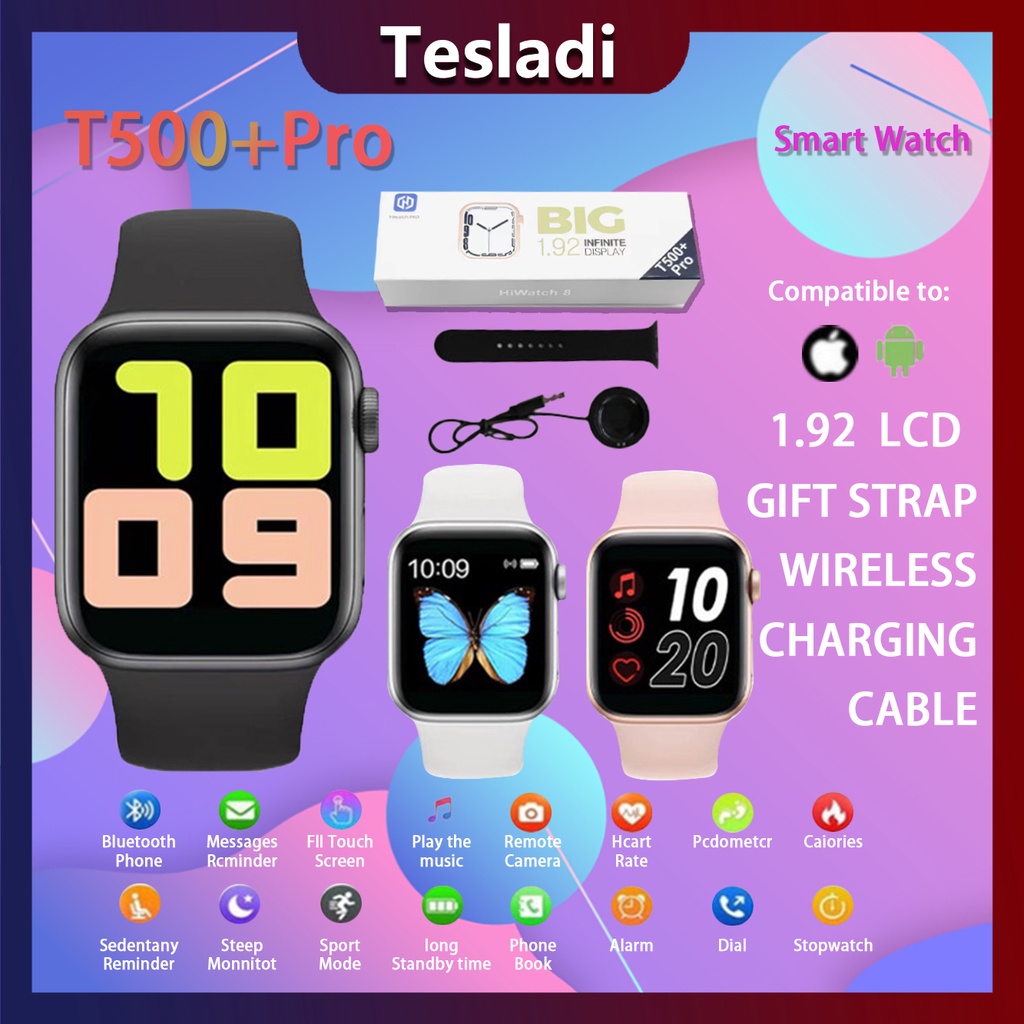 Jual Tesladi Smartwatch T Pro Full Layar Sentuh Watch Pemutar Musik