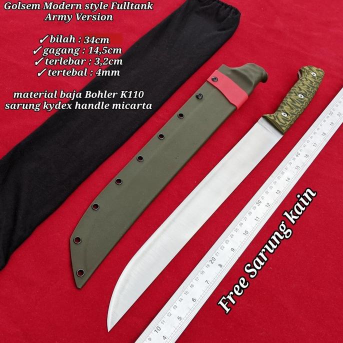 Jual Golok Sembelih Bohler K Custom Modern Style Kydex Shopee