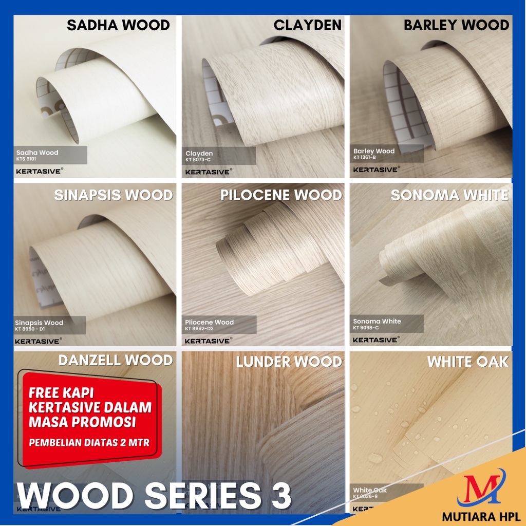 Jual Kertasve Pvc Interior Film Wood Series Pelapis Interior