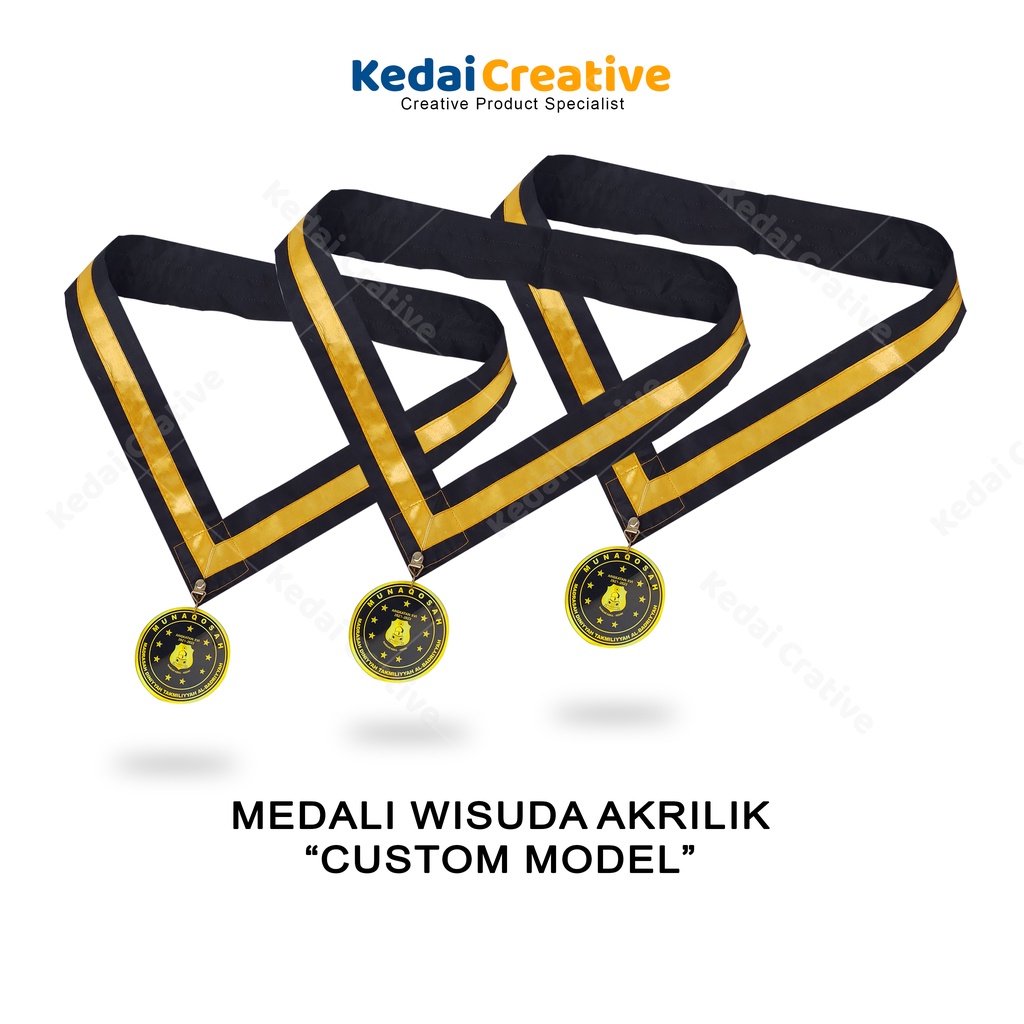 Jual Kedai Creative Tali Medali Kalung Wisuda Gordon Wisuda Akrilik