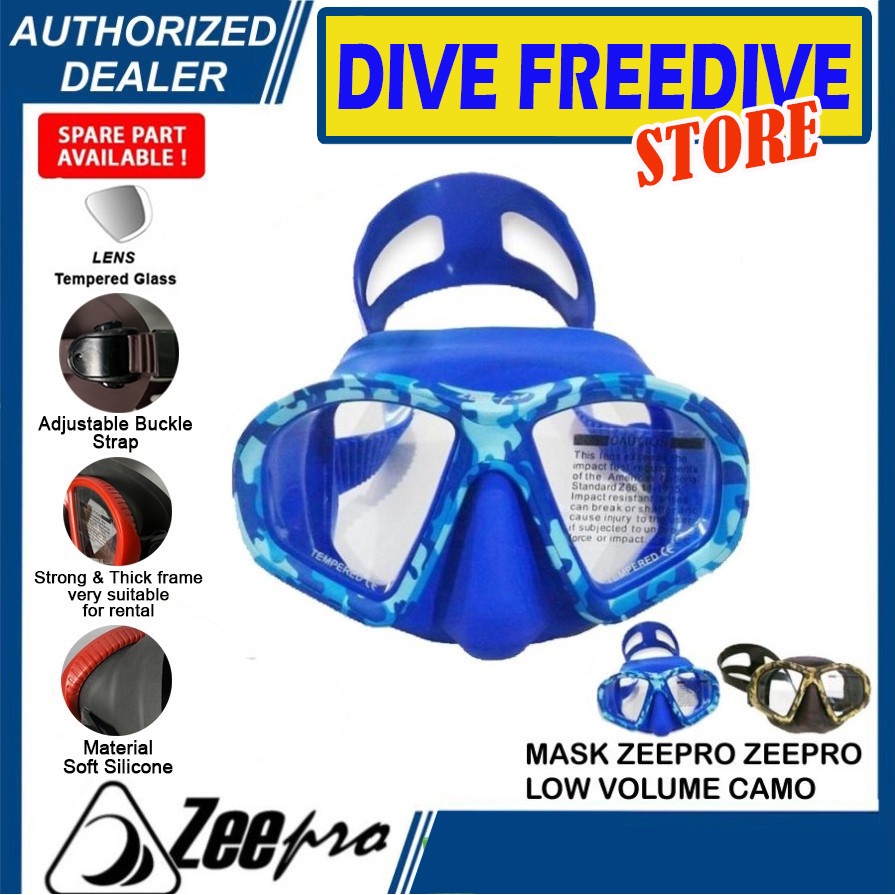 Jual Mask Zeepro Low Volume New Camo Camouflage Masker Selam Kacamata