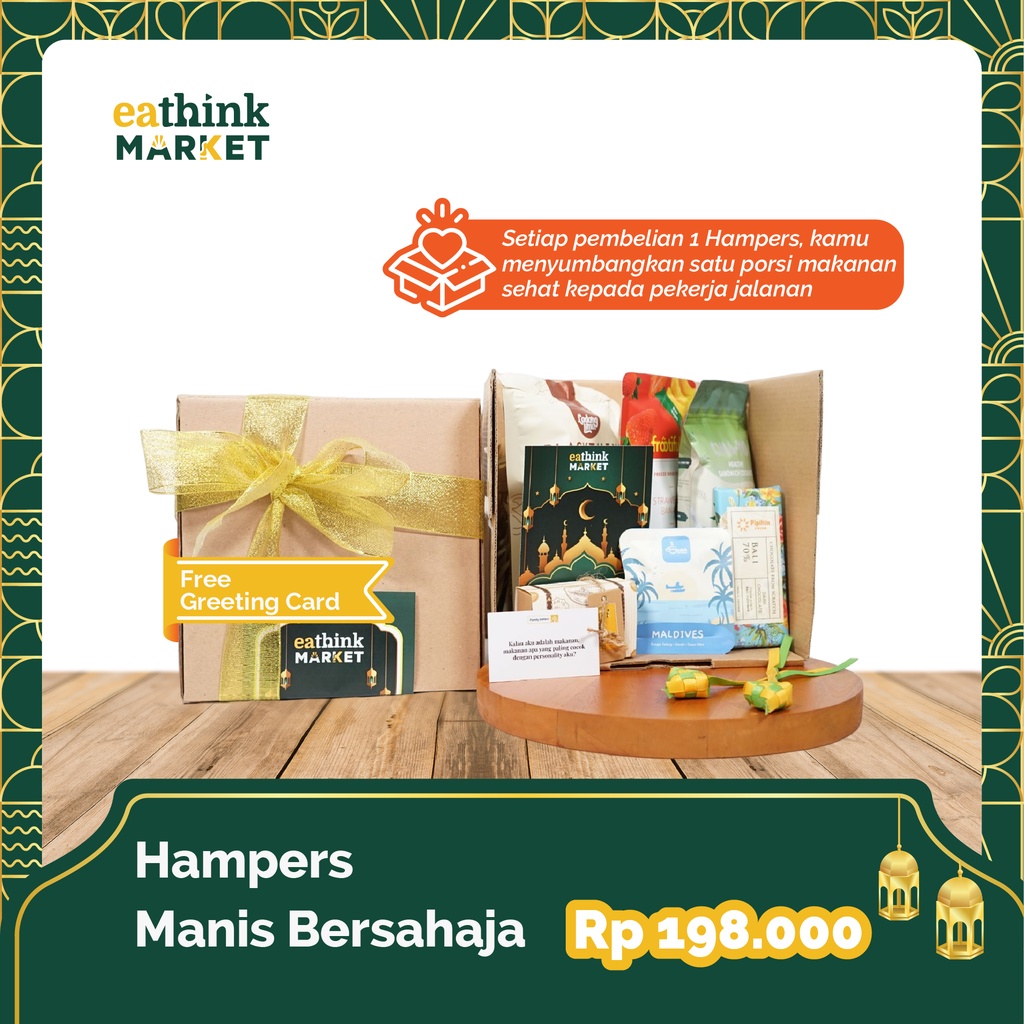 Jual Hampers Manis Bersahaja Hampers Parcel Sehat Ramadhan Lebaran