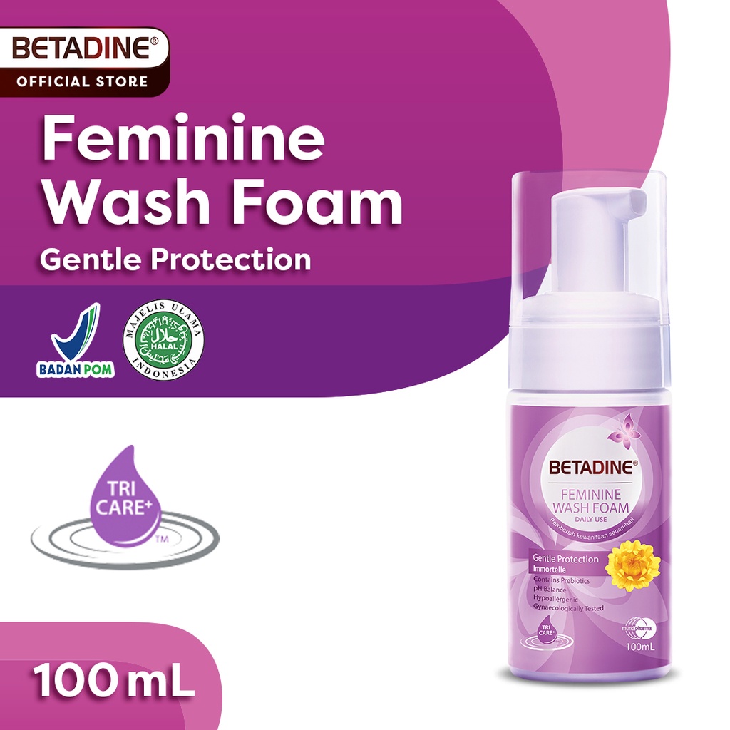 Jual Betadine Foam Gentle Protection Sabun Pembersih Kewanitaan Ml