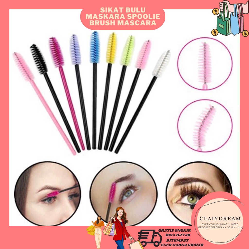 Jual CLAIYDREAM Sikat Bulu Mata Mascara Wand Sisir Kuas Maskara