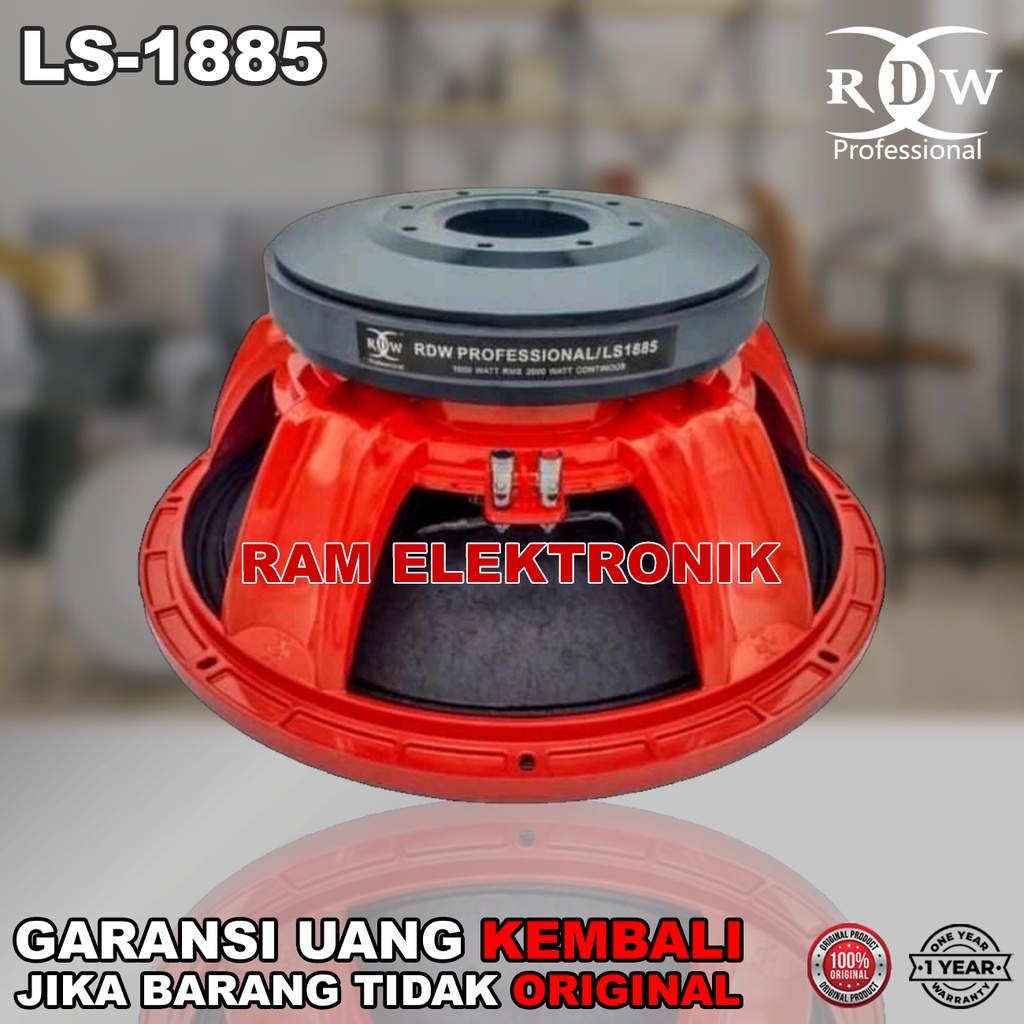 Jual Komponen Speaker Inch Rdw Ls Ls Cocok Untuk