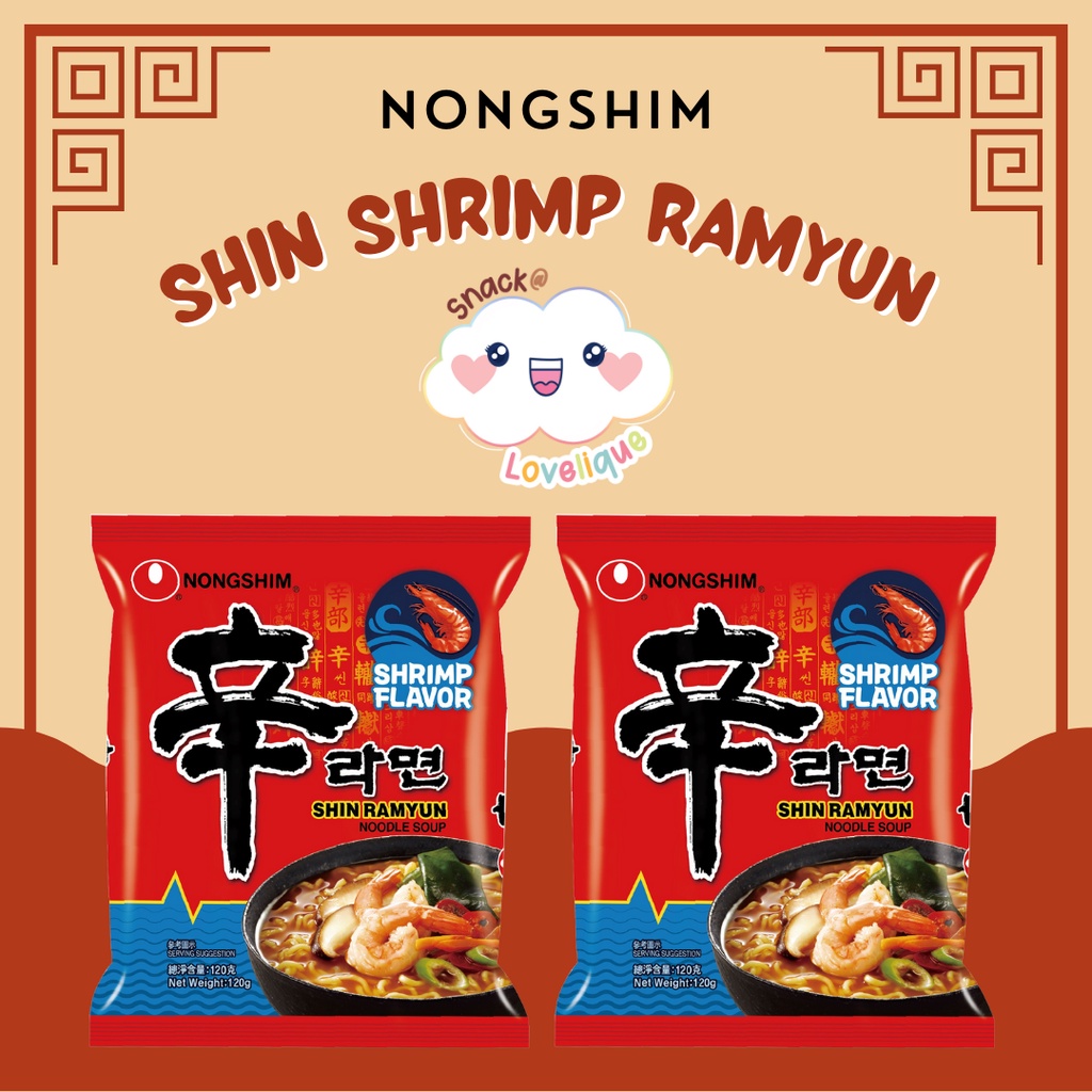 Jual Nong Shim Nongshim Shin Ramyun Shrimp Mie Instan Korea Instant