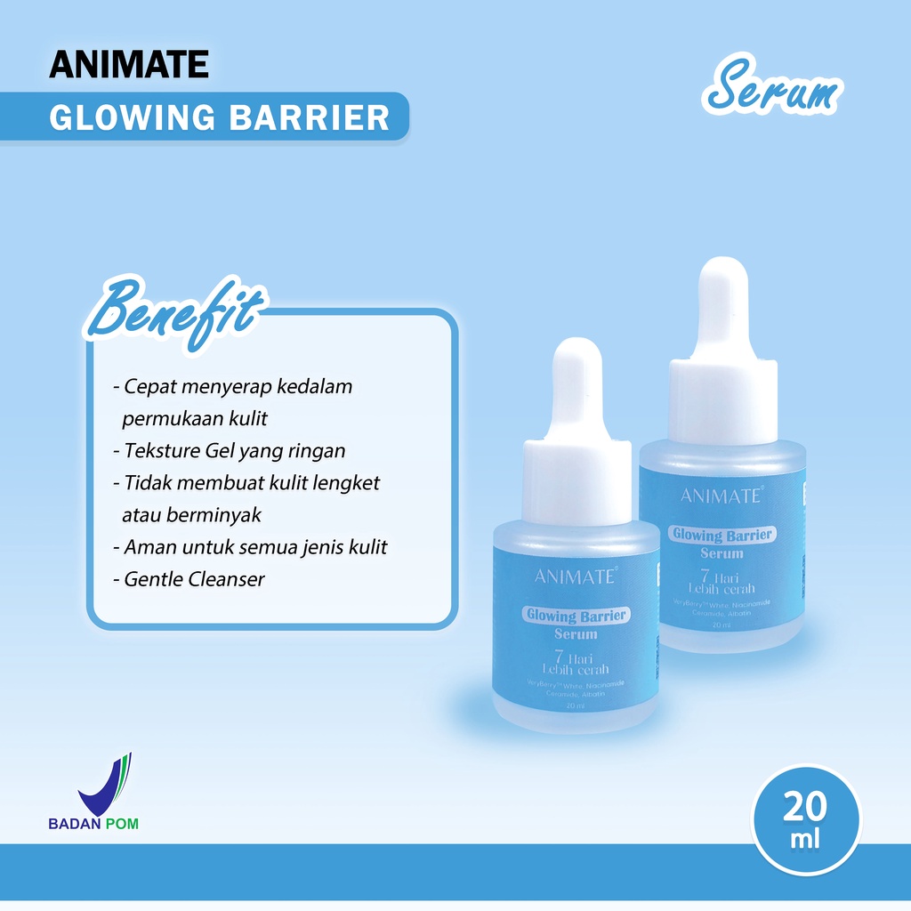 Jual Animate Glowing Barrier Series Krim Pemutih Day Cream Animate