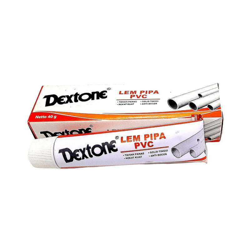 Jual LEM PARALON LEM PIPA PVC DEXTONE 40gr Shopee Indonesia