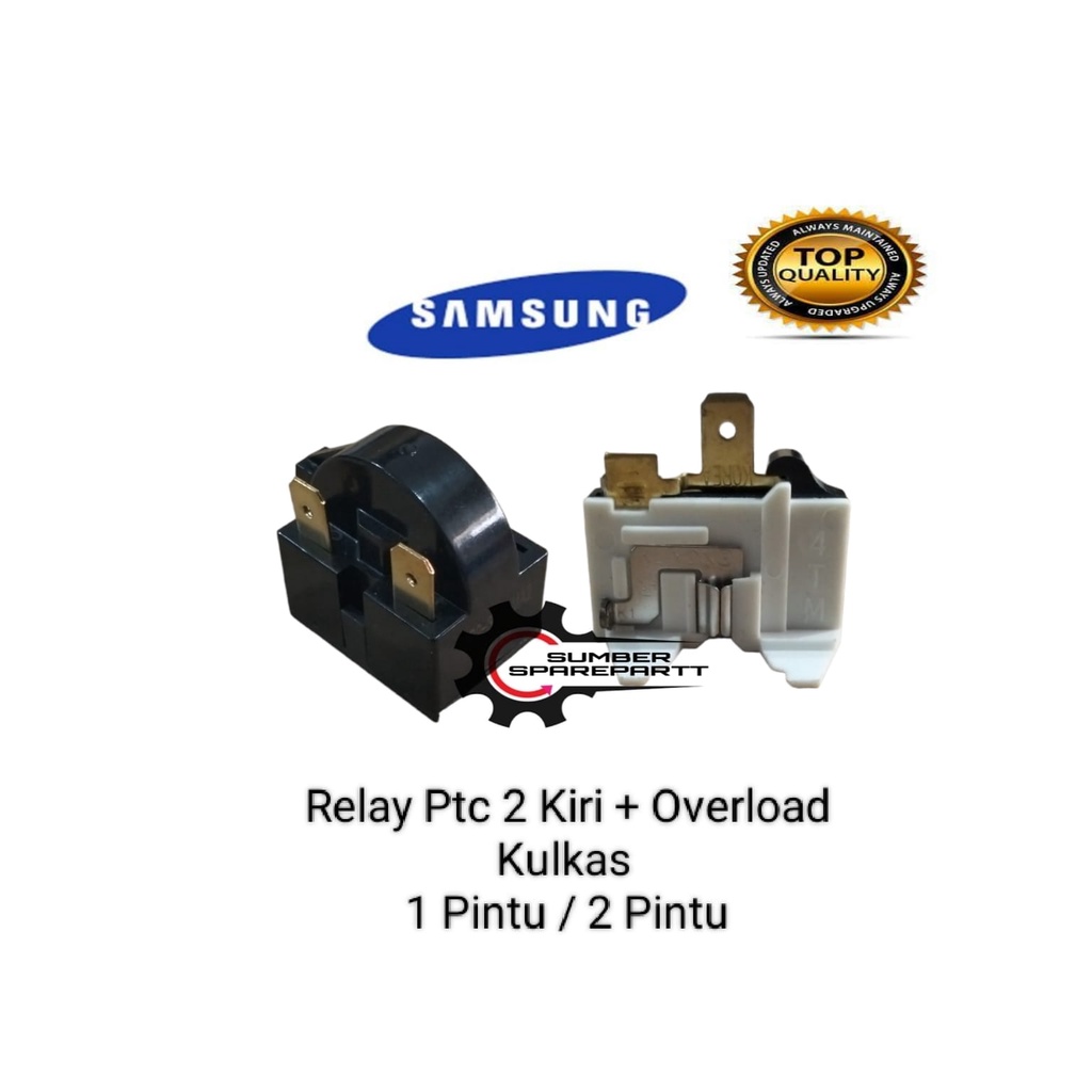 Jual Relay 2 Pin Kiri Ptc Overload Kulkas 1 Pintu 2 Pintu Samsung