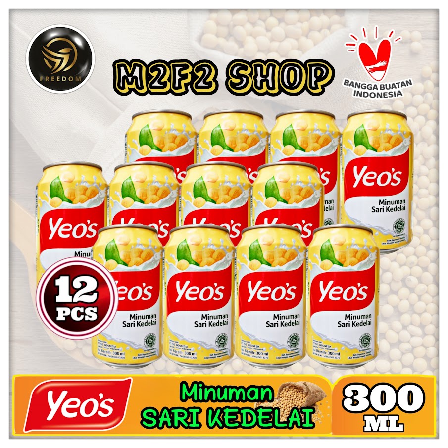 Jual Yeos Minuman Berperisa Sari Kedelai Kaleng Soya Bean Flavoured