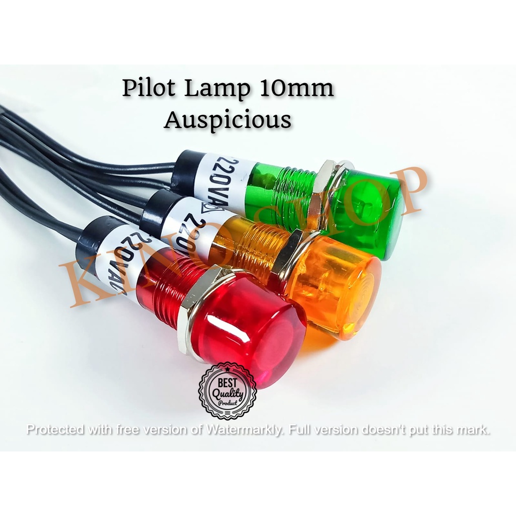 Jual Pilot Lamp Auspicious Mm Lampu Indikator Auspicious Mm