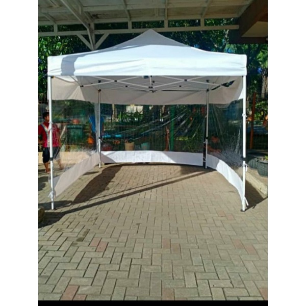 Jual Tenda Lipat 3sisi Dinding Premium Ukuran 3x3 Tebal Besi 1 2 Bahan