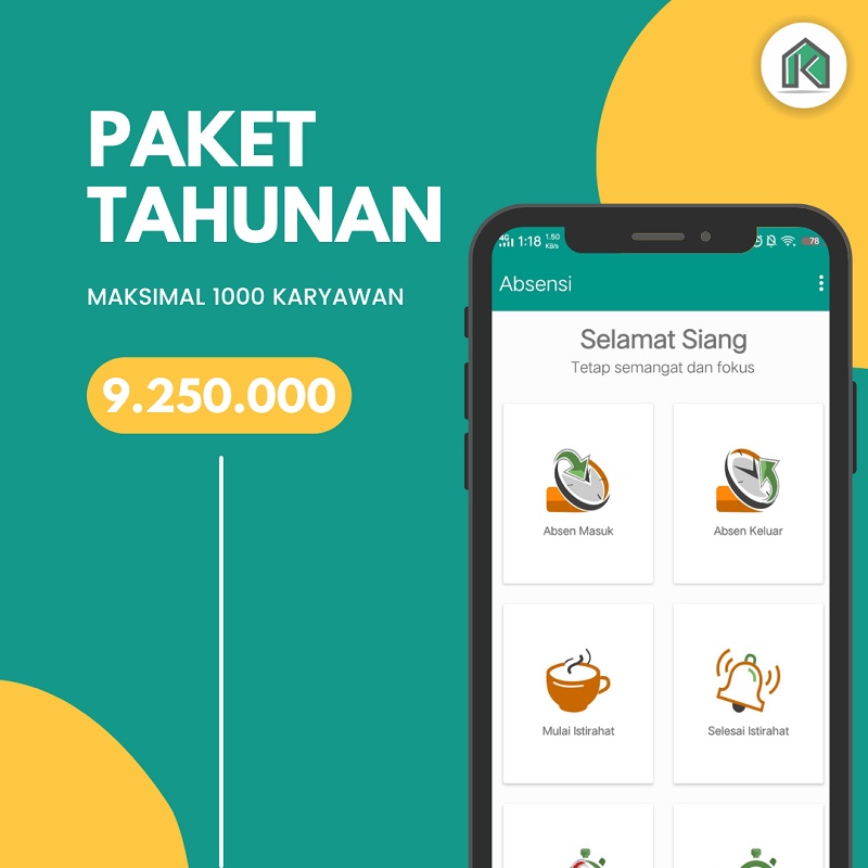 Jual Jual Aplikasi Absensi Online Android Ios Payroll Otomatis