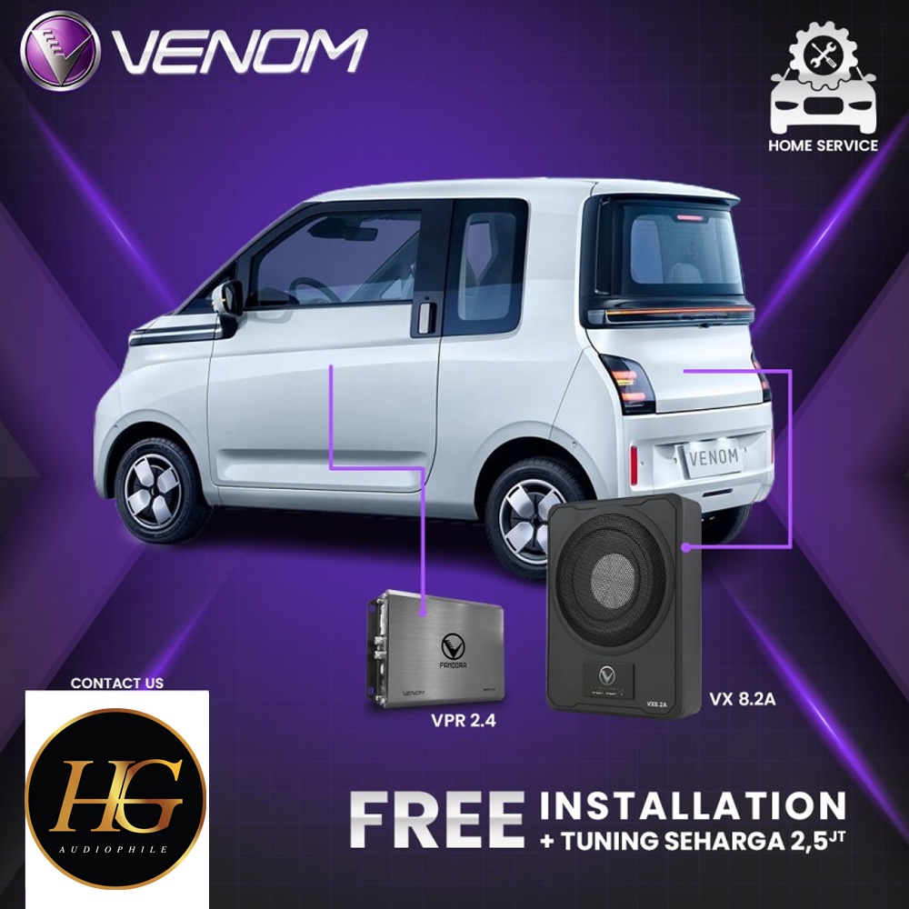 Jual Venom Express Wuling Air Ev Listrik Paket Audio Mobil Gratis