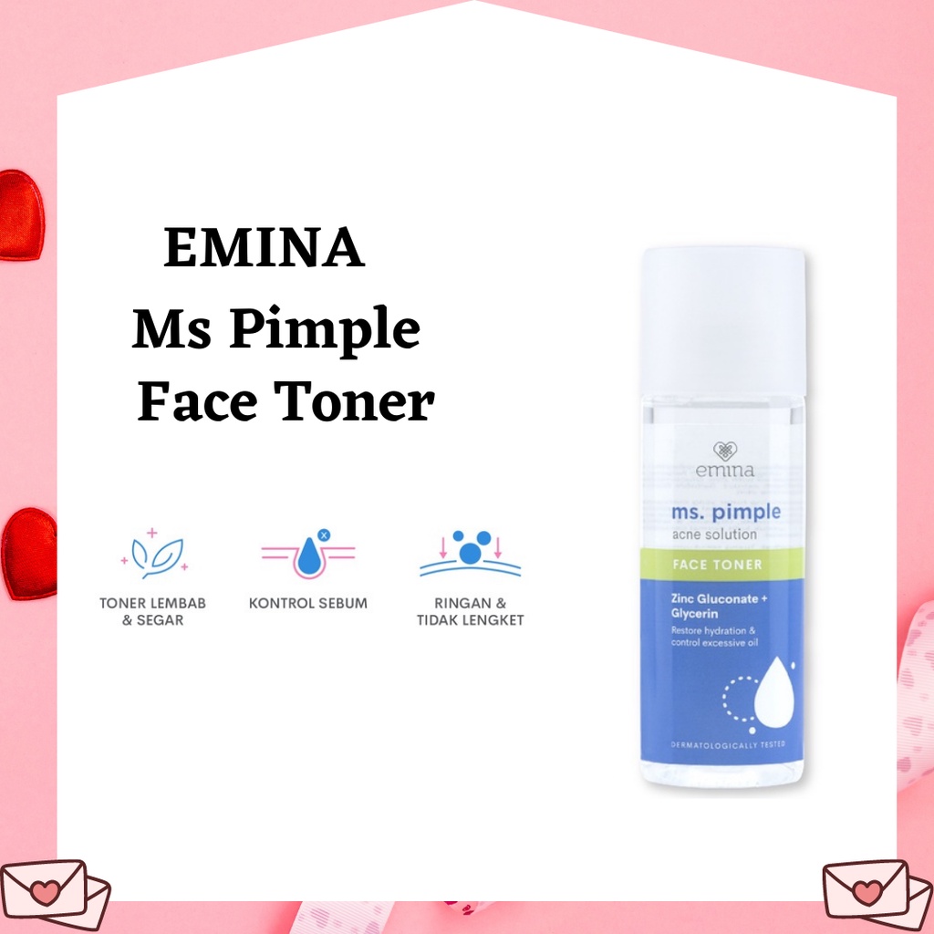 Jual Emina Ms Pimple Acne Solution Face Toner Toner Atasi Jerawat