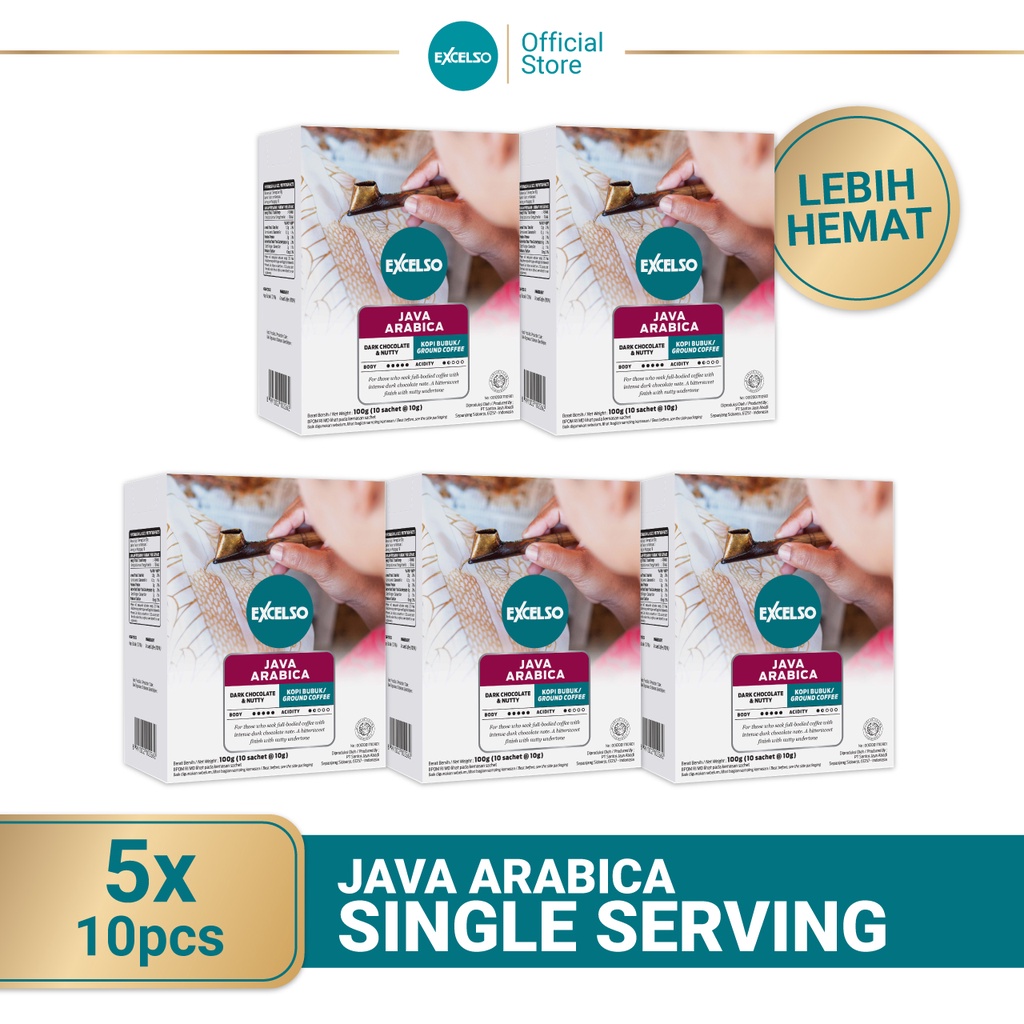 Jual Excelso Kopi Single Serving Java Arabica Pack Of Folding Box