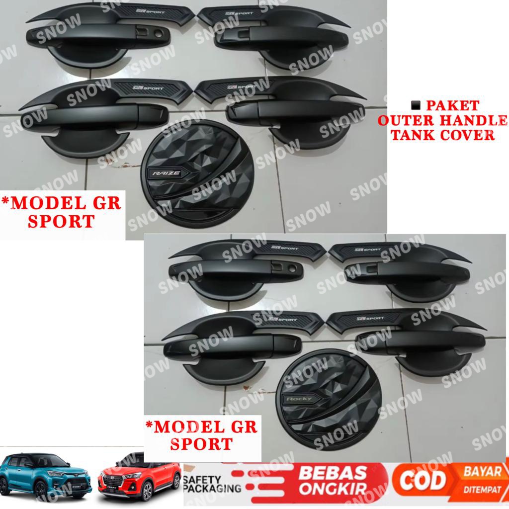 Jual Paket Outer Handle Tank Cover Raize Rocky 2021 2023 2024 2025 2026