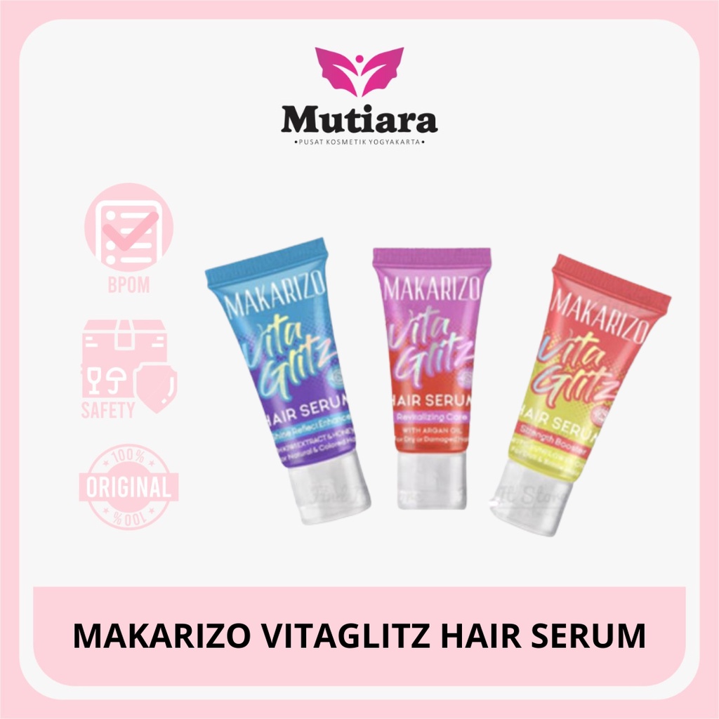 Jual MAKARIZO VITAGLITZ HAIR SERUM Shopee Indonesia