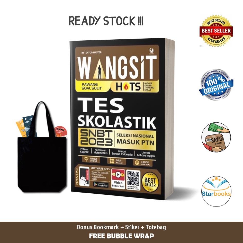 Jual Buku Wangsit Pawang Soal Sulit Hots Tes Skolastik Snbt Free