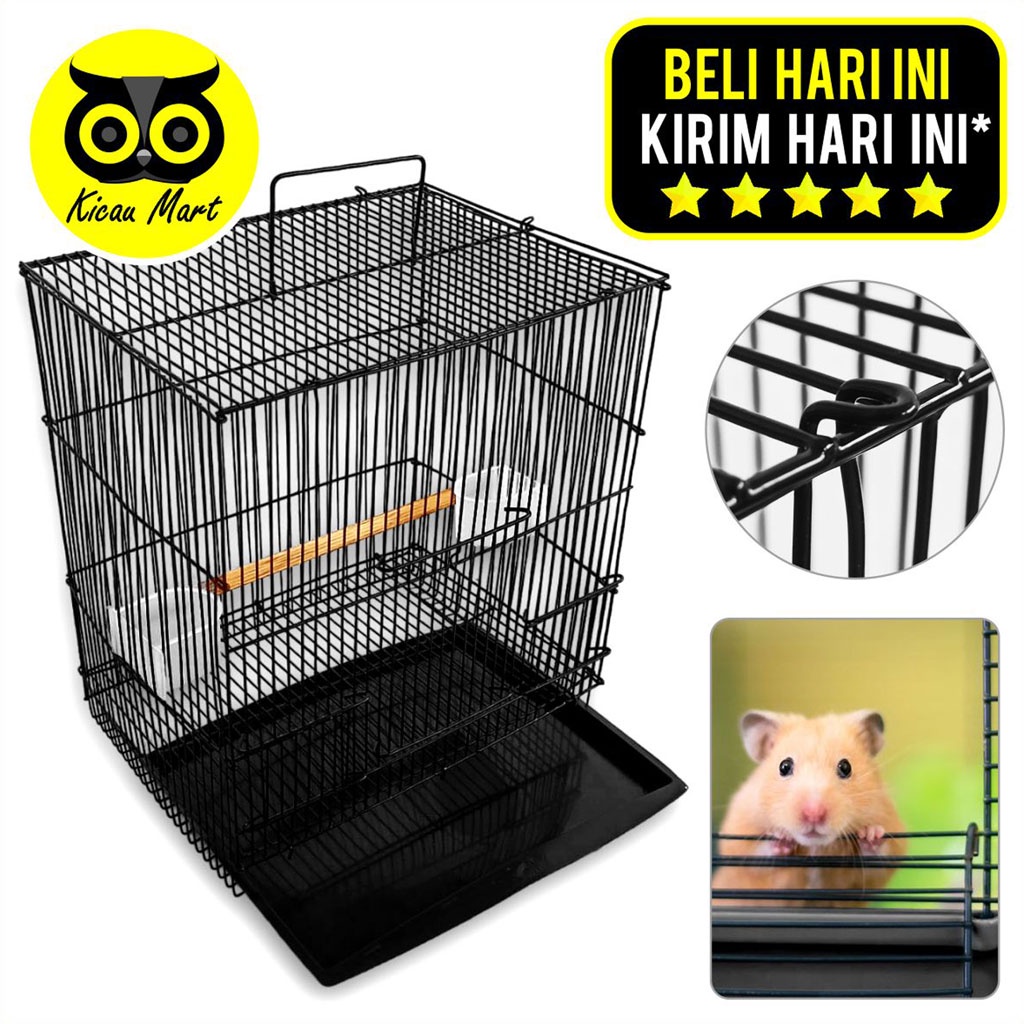 Jual Kandang Hamster Besi Lipat Kandang Mini Tempat Hewan Peliharaan