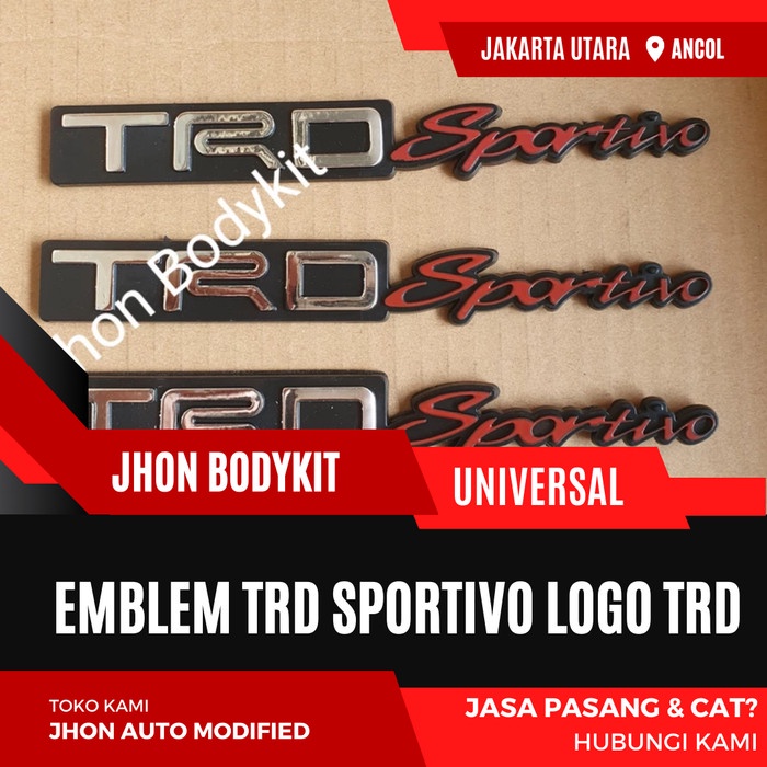 Jual Emblem Trd Sportivo Logo Trd Sportivo Emblem Logo Trd Shopee