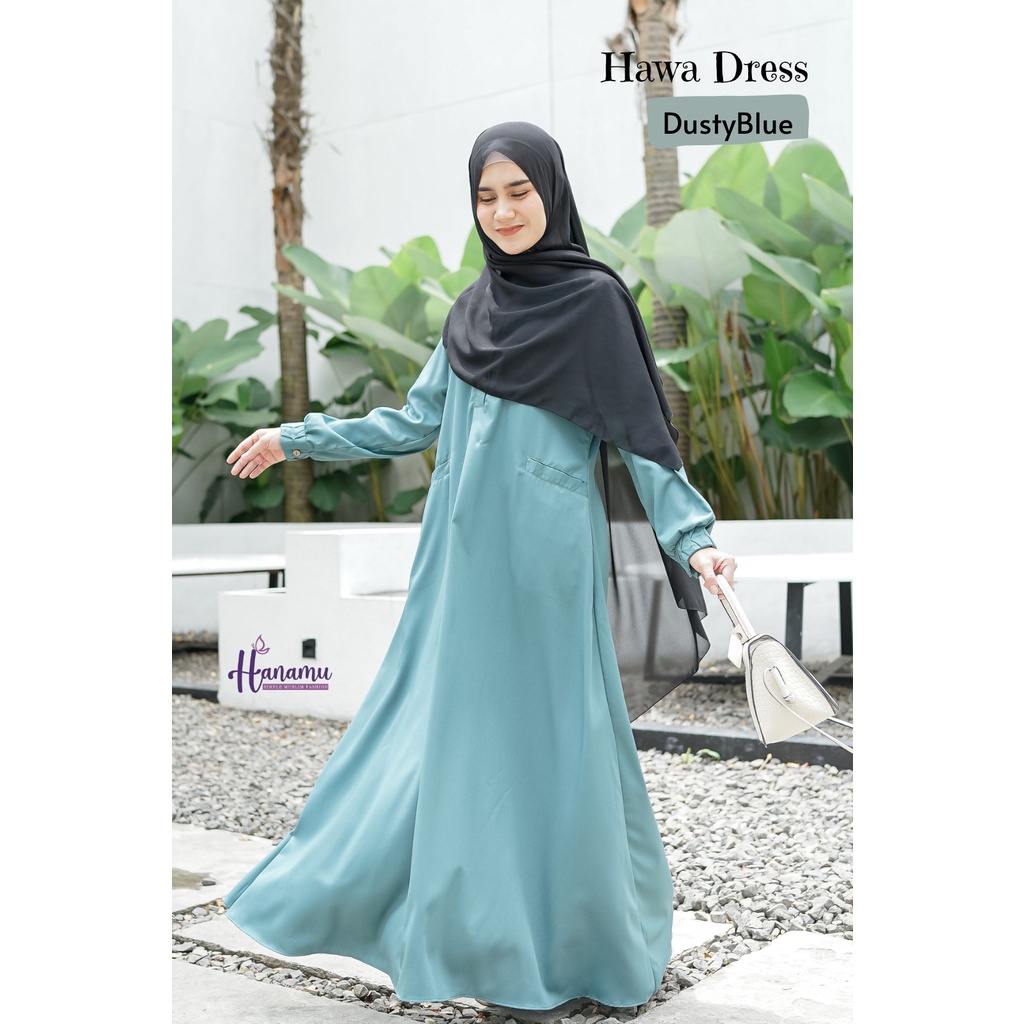 Jual Gamis Toyobo Polos Basic Hawa Series Hanamu L Cod Ready Shopee