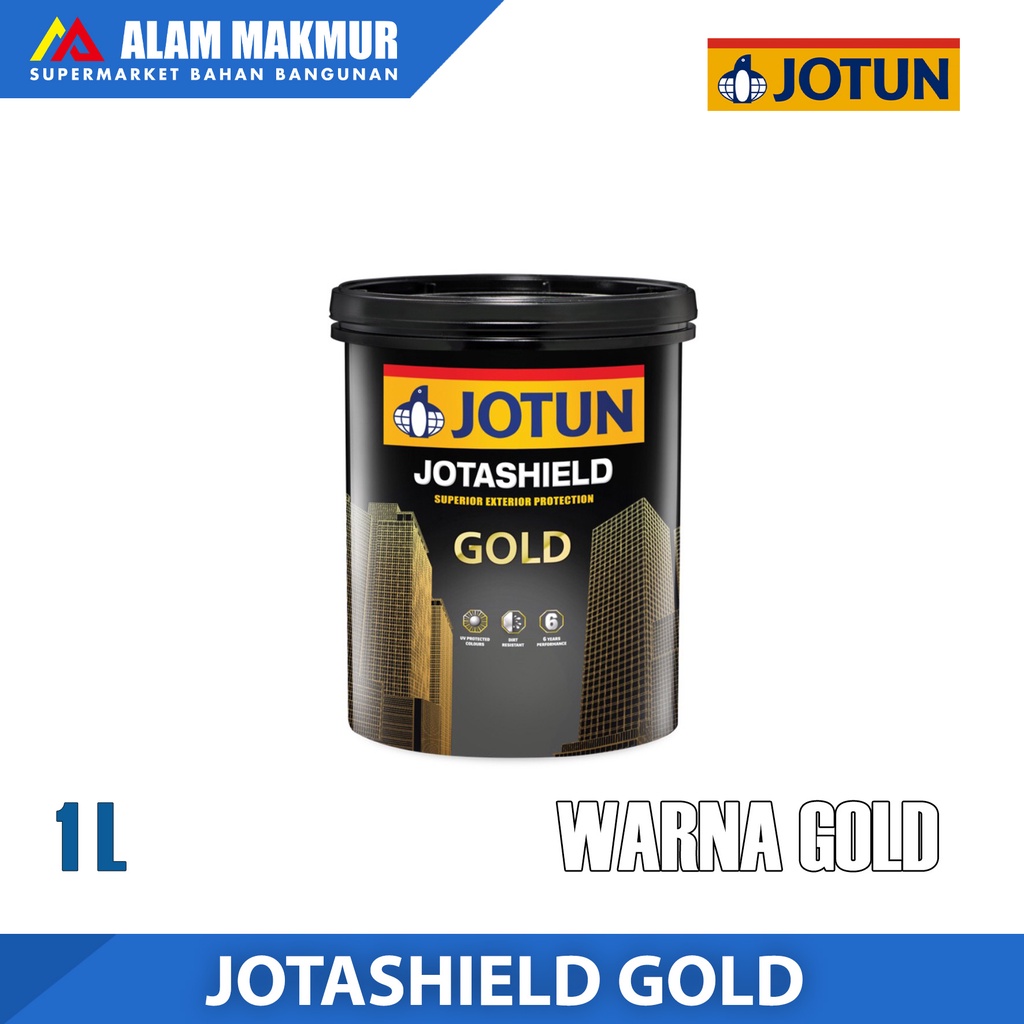 Jual JOTUN Jotashield Gold EMAS 1LT 1 KG Cat Tembok Luar Exterior