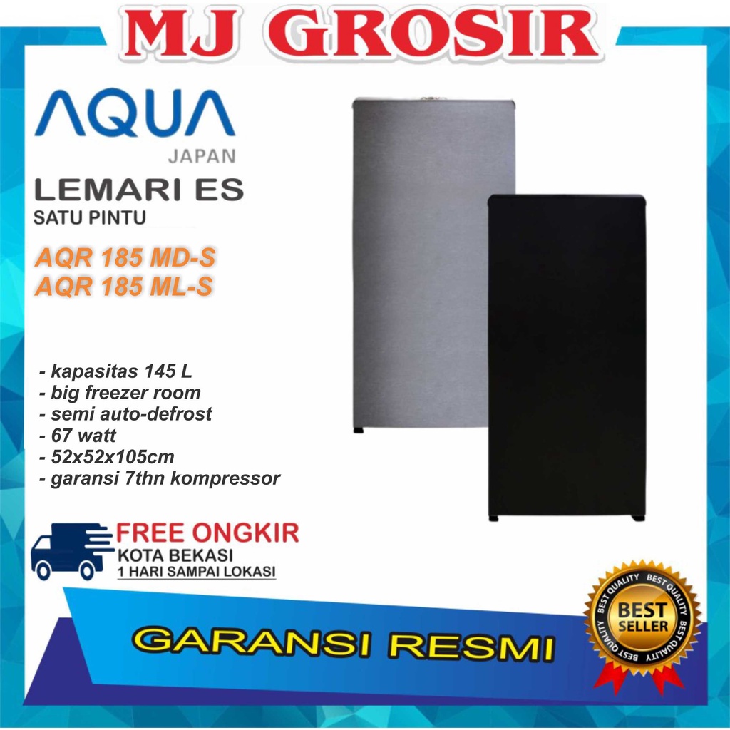 Jual Kulkas Aqua Japan Aqrd Mds Mls Lemari Es Pintu Shopee