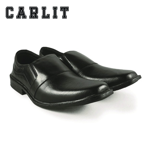 Jual Sepatu Pantofel Pria MDT 03 Hitam CARLIT Terbaru Untuk Kerja