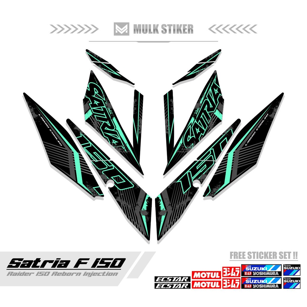 Jual STRIPING SATRIA INJEKSI 150 MOTOF 13 GRUNGE F150 SATRIA F 150