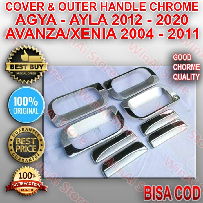 Jual Paket Cover Door Handel Outer Avanza Xenia Lama Old Vvti New