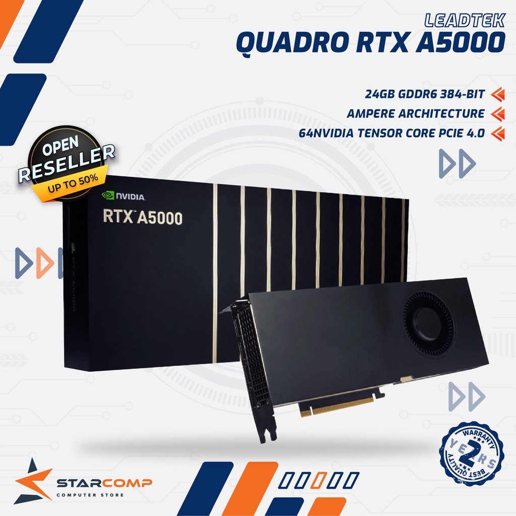 Jual Leadtek Nvidia Quadro Rtx A Gb Gddr Rtxa Shopee Indonesia