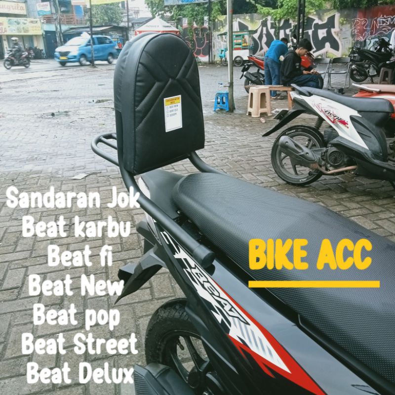 Jual Sandaran Jok Motor Beat Delux Beat Street Beat Fi Beat Karbu