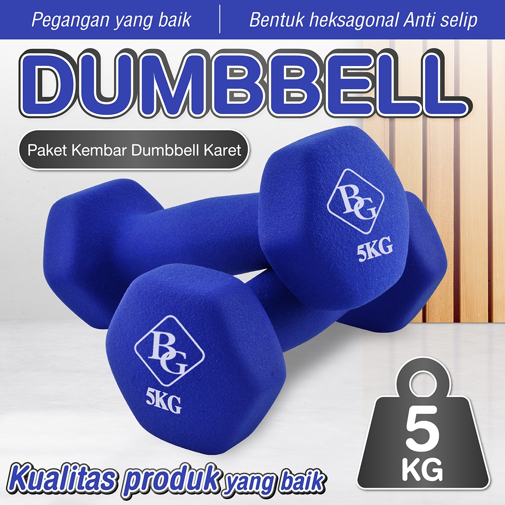 Jual Htd Sport Dumbbell Gym Barbel Alat Angkat Beban Rubberized Cast